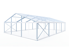 Párty stan Eschenbach 15x20 m - 4 m transparent